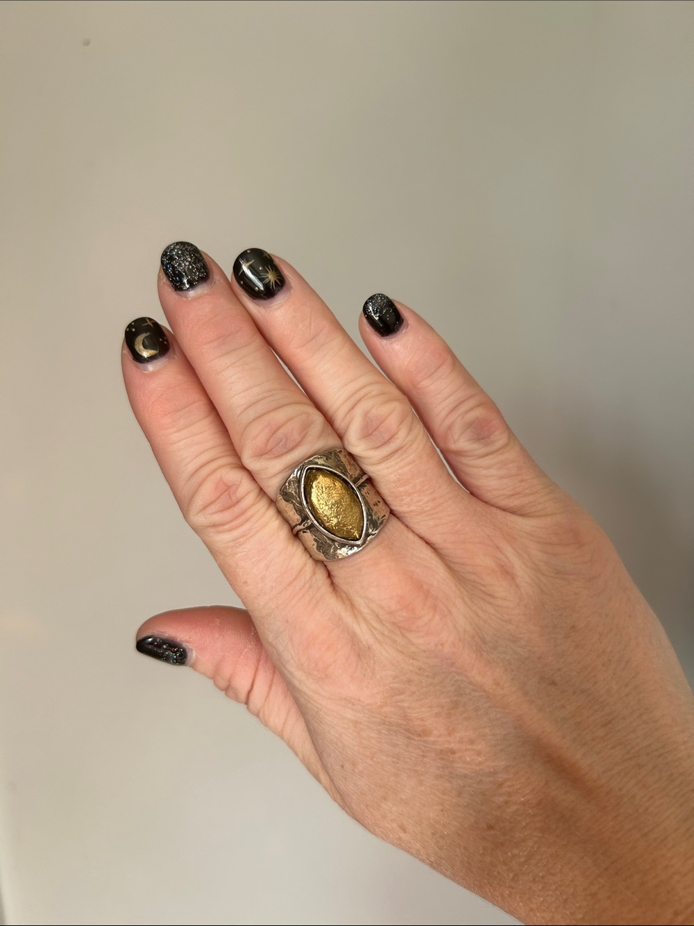 Sterling silver Artisan Statement Ring